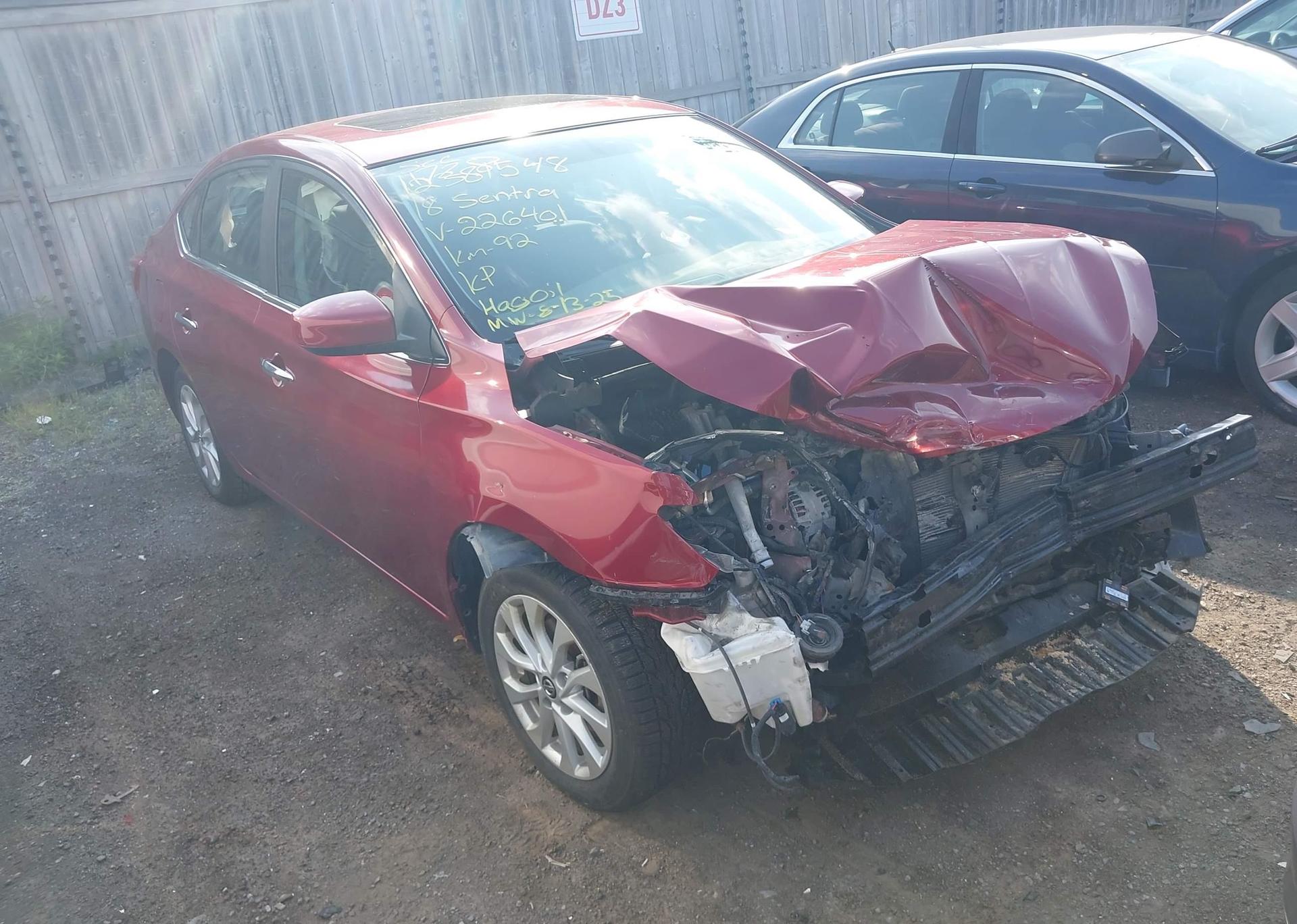 2018 NISSAN SENTRA 1.8 S