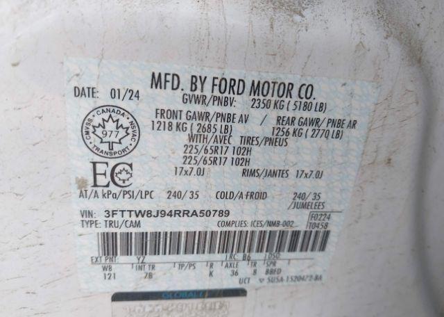 2024 FORD MAVERICK XLT