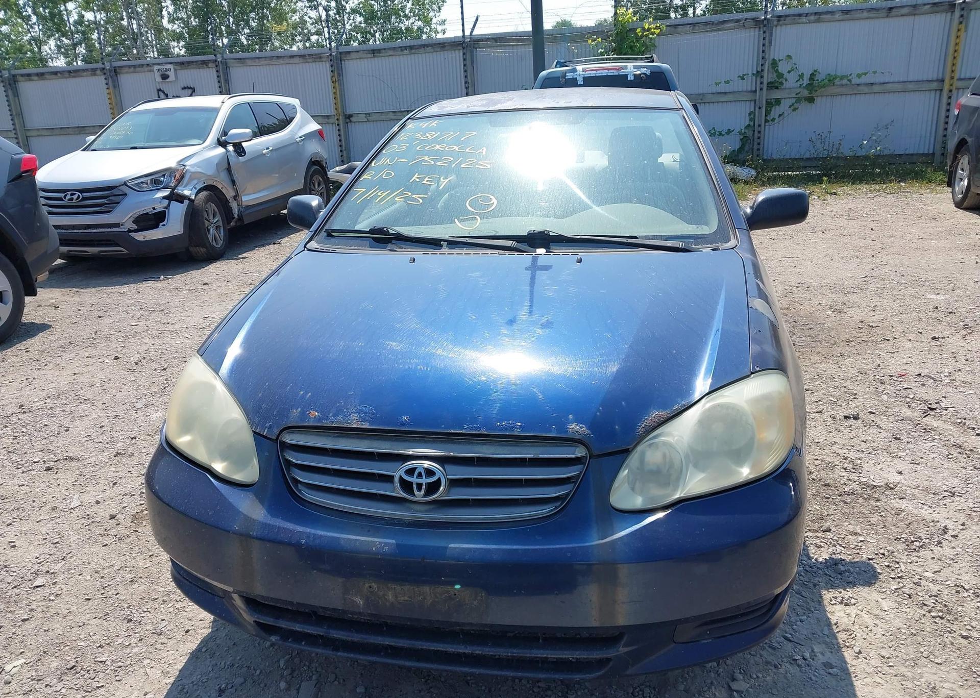 2003 TOYOTA COROLLA CE