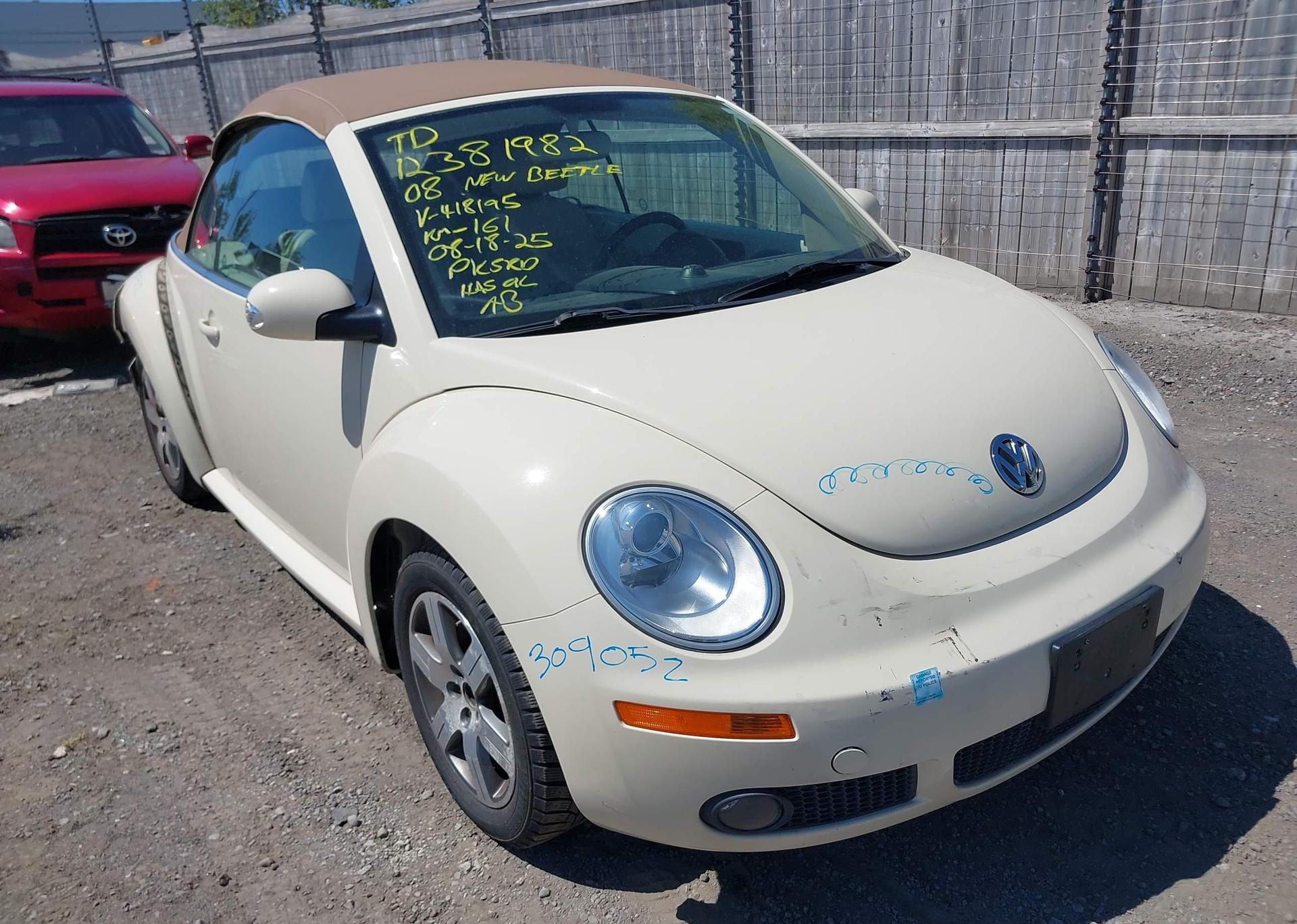 2008 VOLKSWAGEN NEW BEETLE 2.5L TRENDLINE