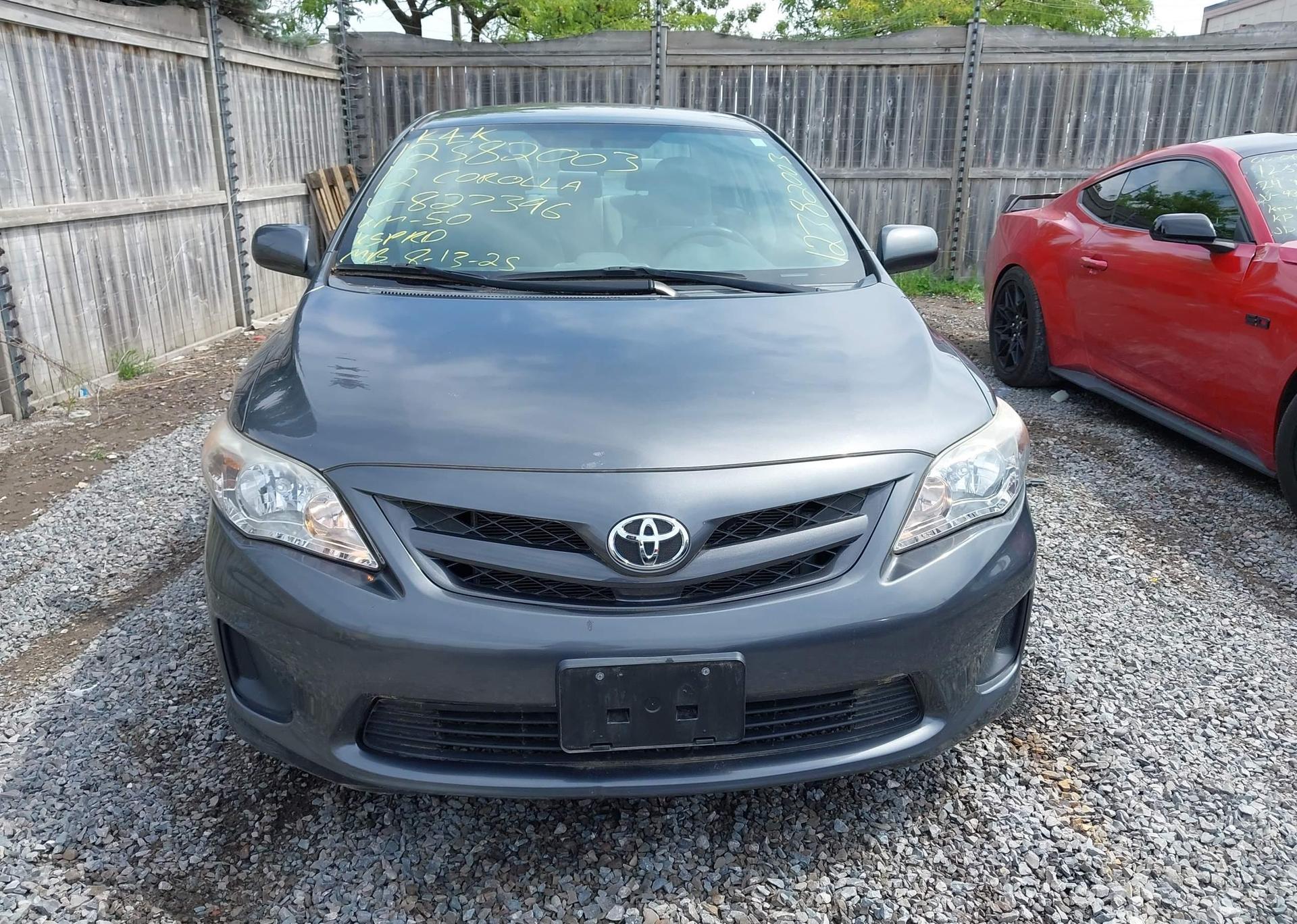 2012 TOYOTA COROLLA