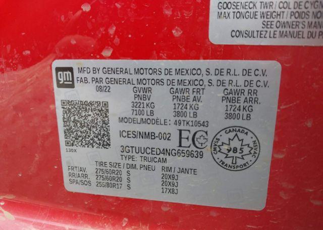 2022 GMC SIERRA 1500 ELEVATION