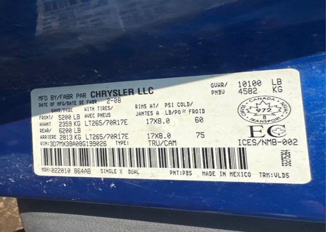 2008 DODGE RAM 3500 LARAMIE