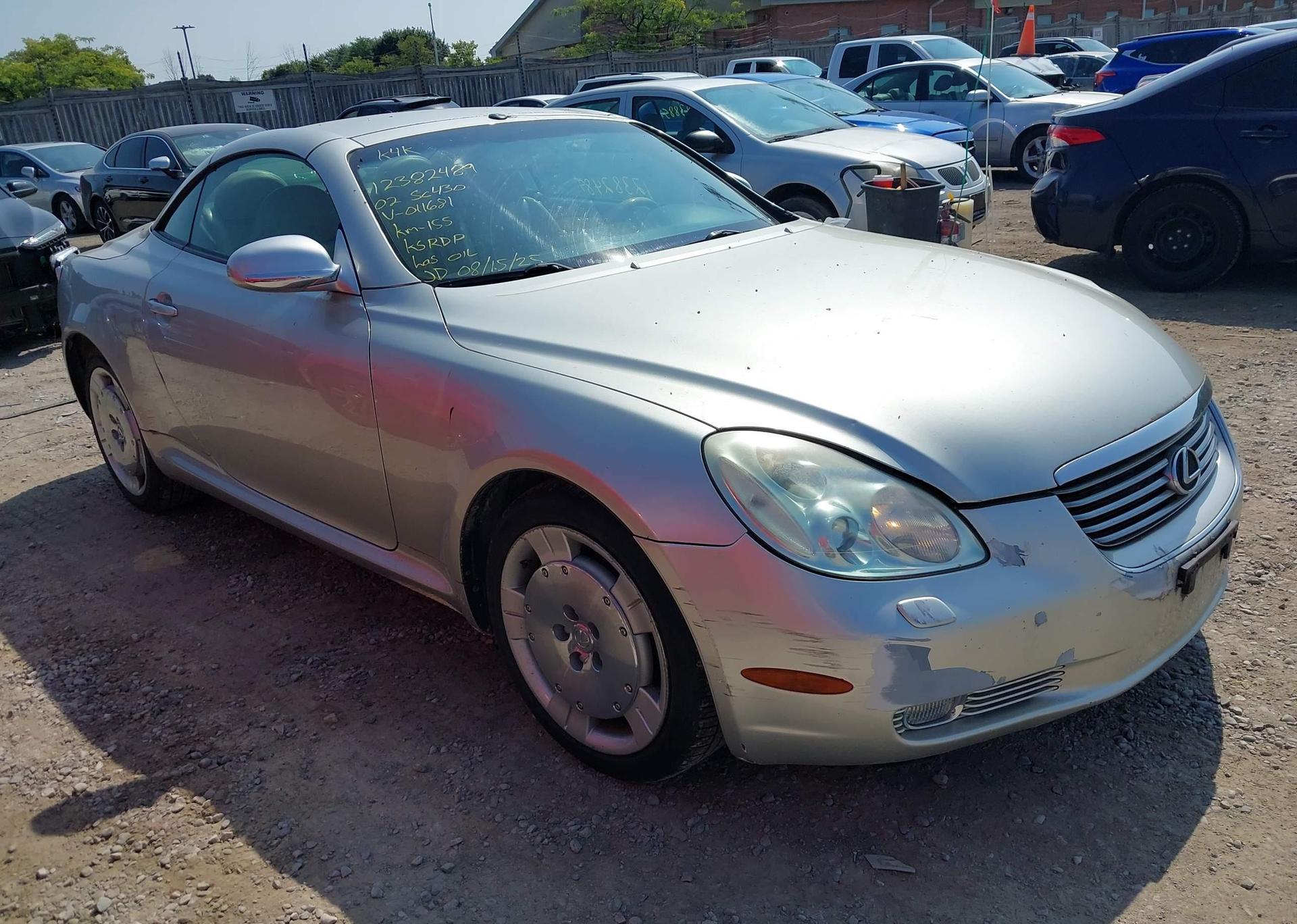 2002 LEXUS SC 430