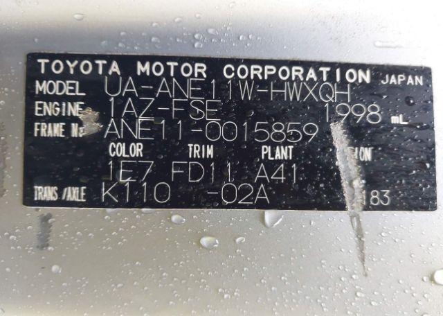 2004 TOYOTA WISH