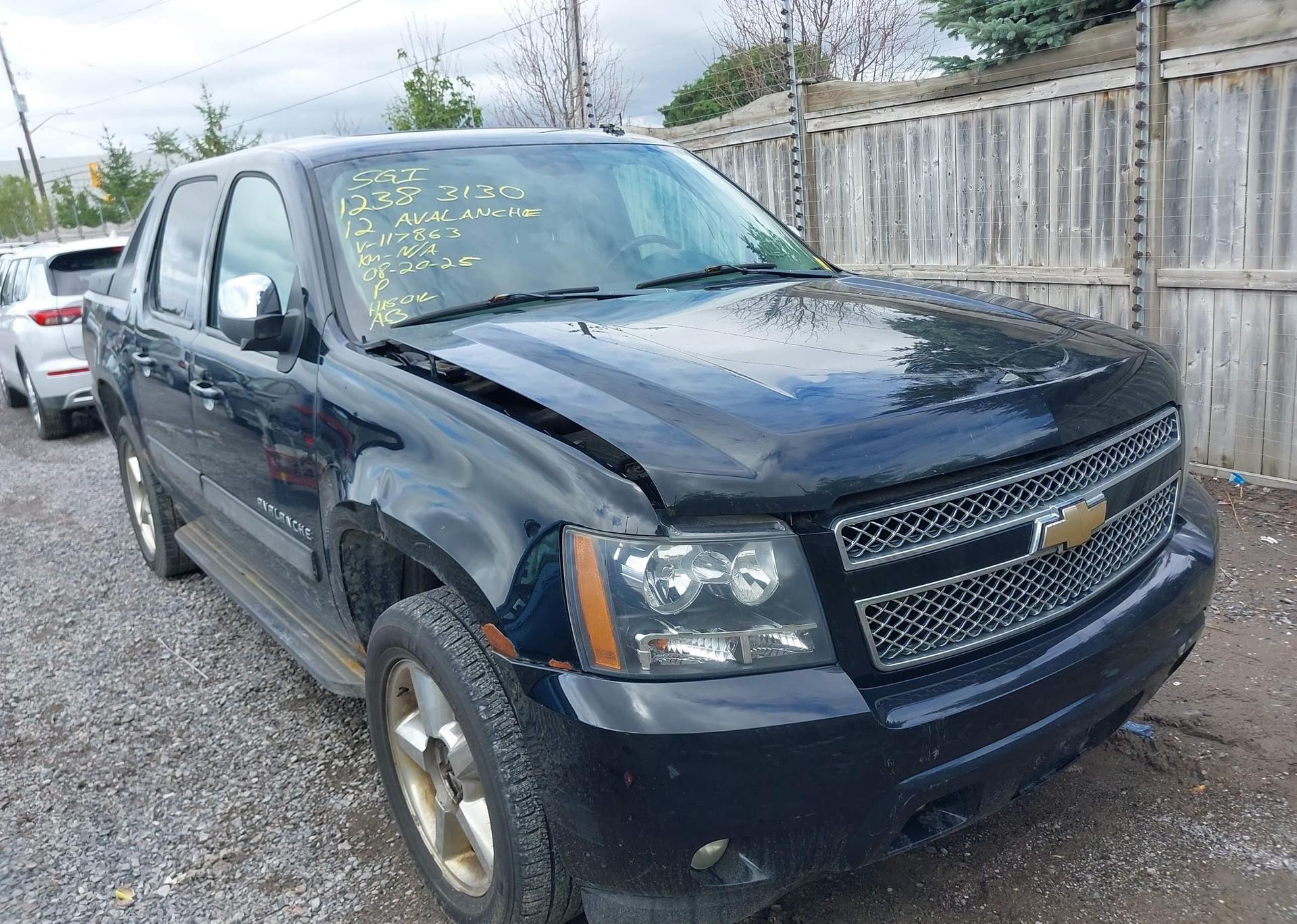 2012 CHEVROLET AVALANCHE LT