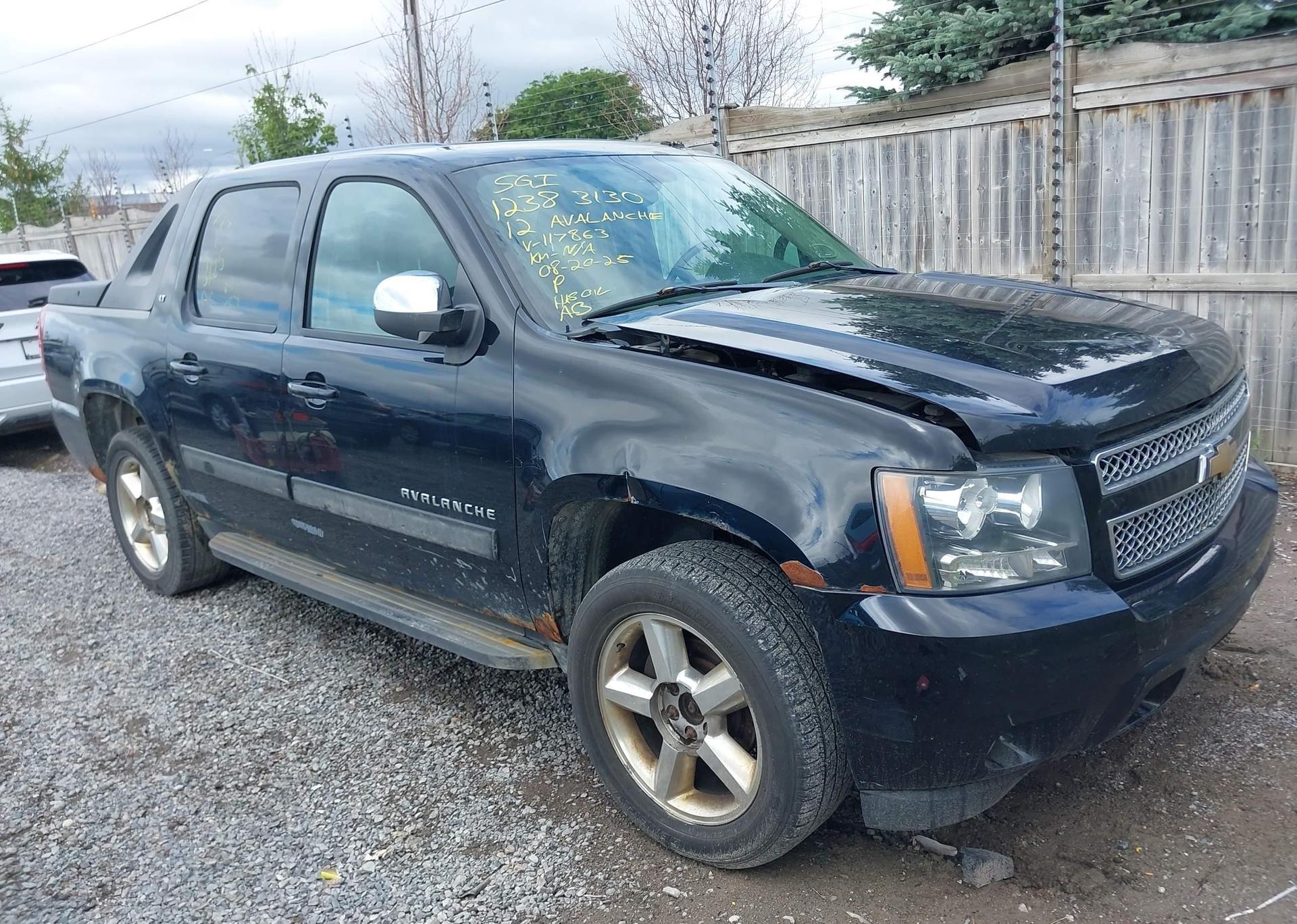 2012 CHEVROLET AVALANCHE LT