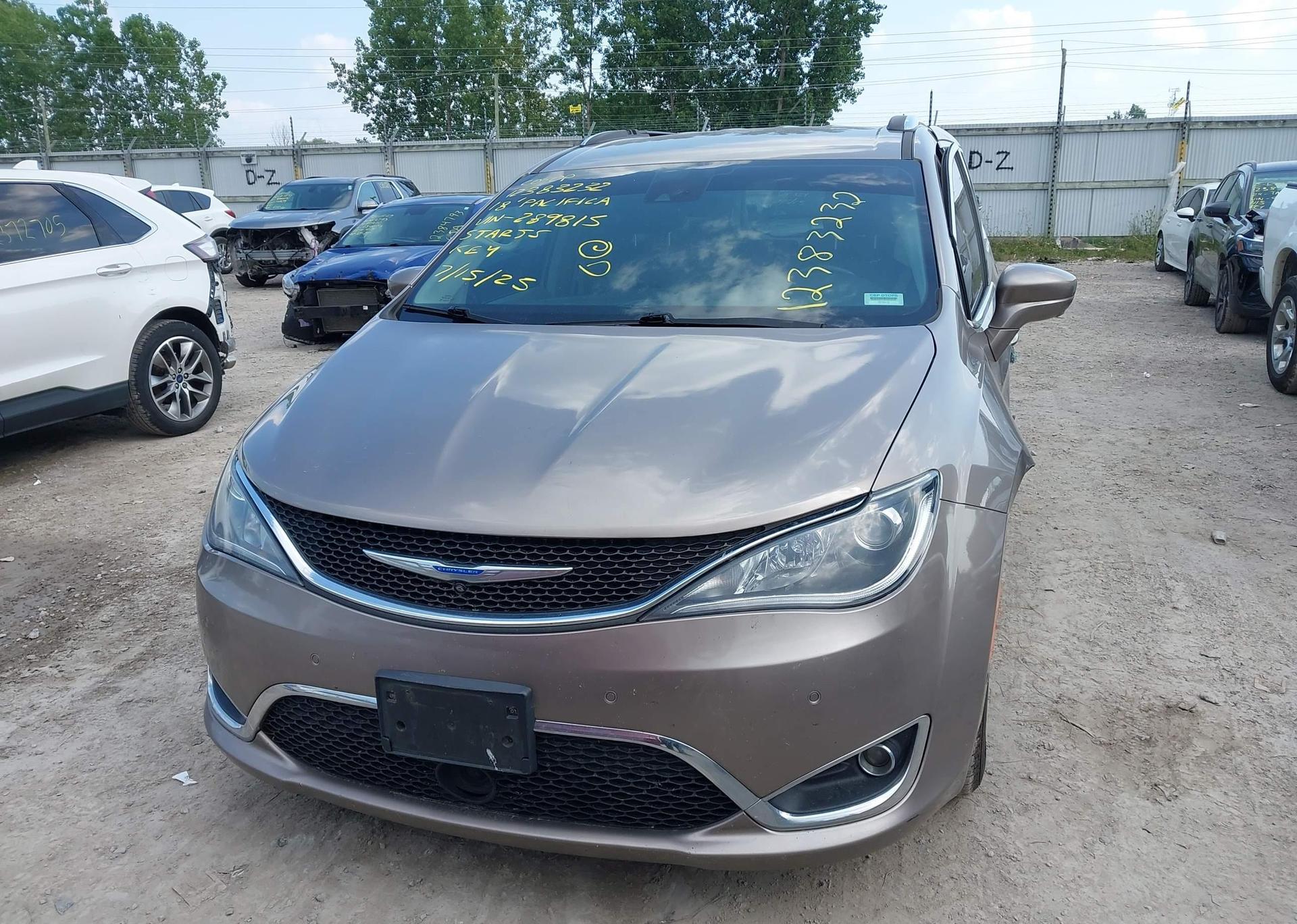 2018 CHRYSLER PACIFICA TOURING L PLUS