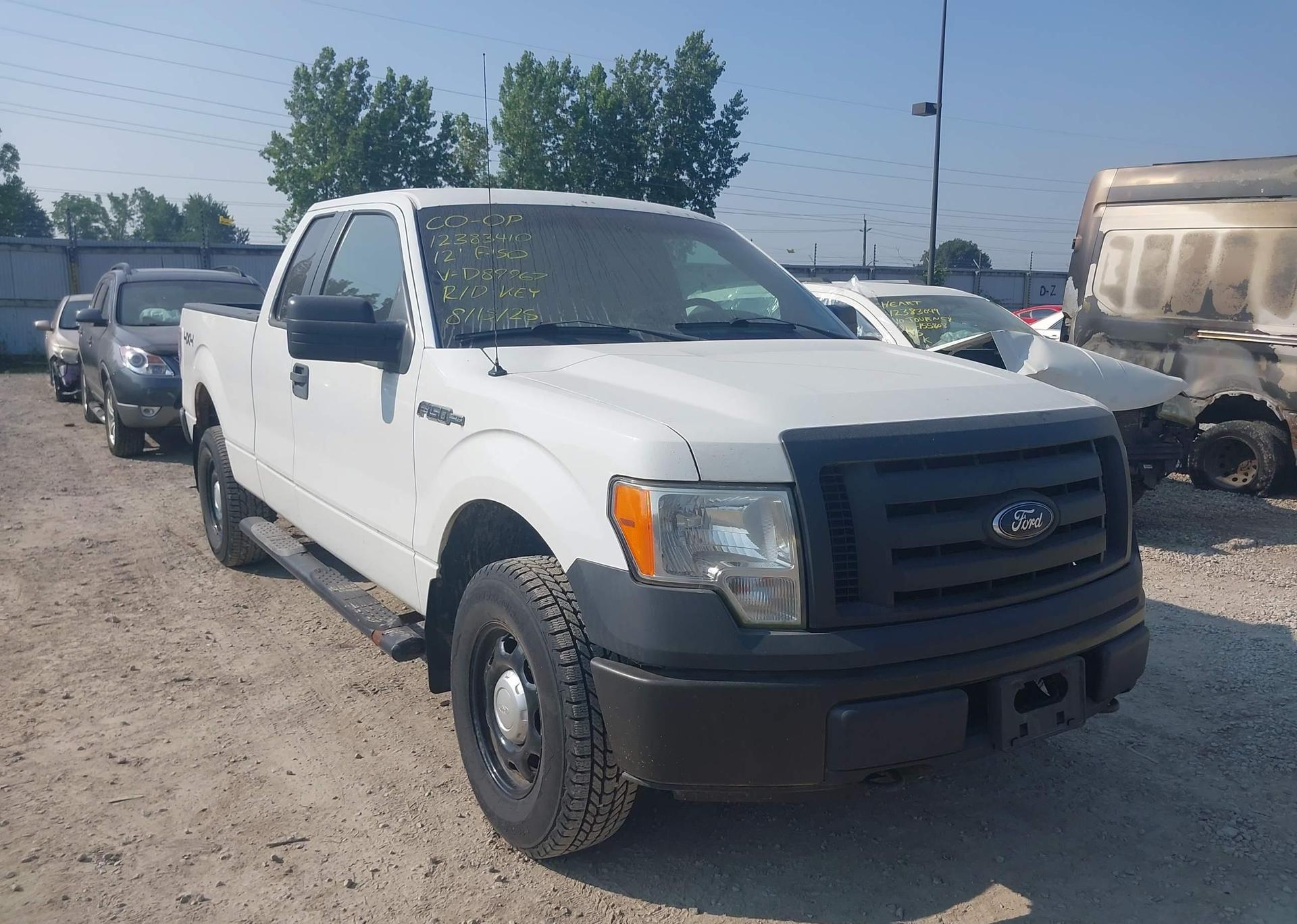 2012 FORD F150 SUPER CAB