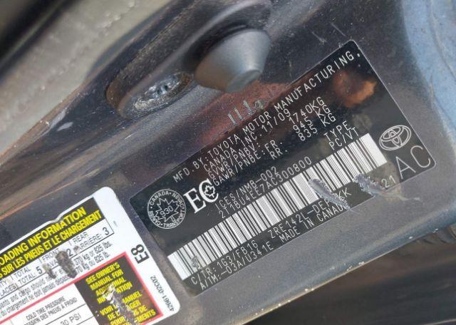 2010 TOYOTA COROLLA S