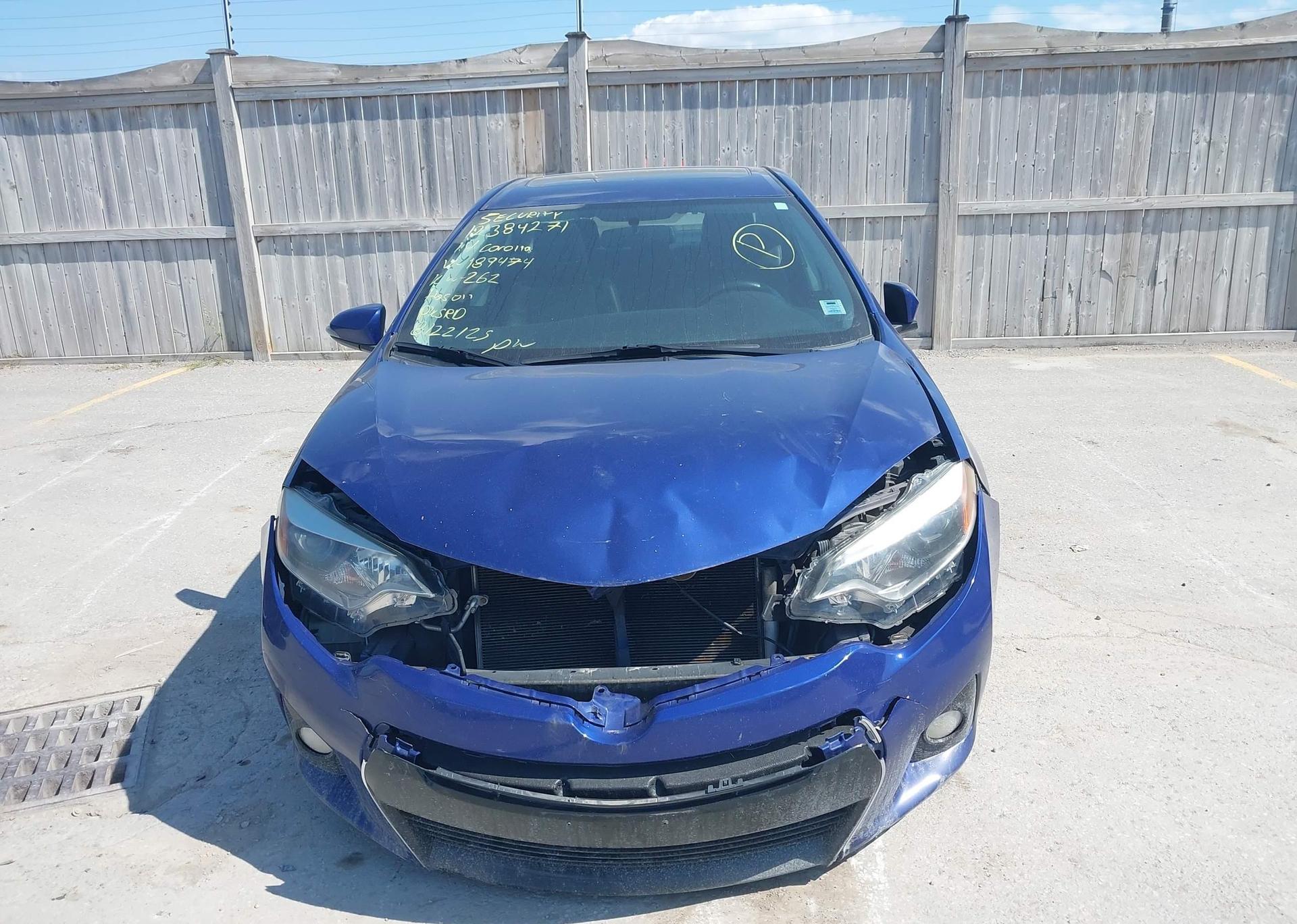 2014 TOYOTA COROLLA S