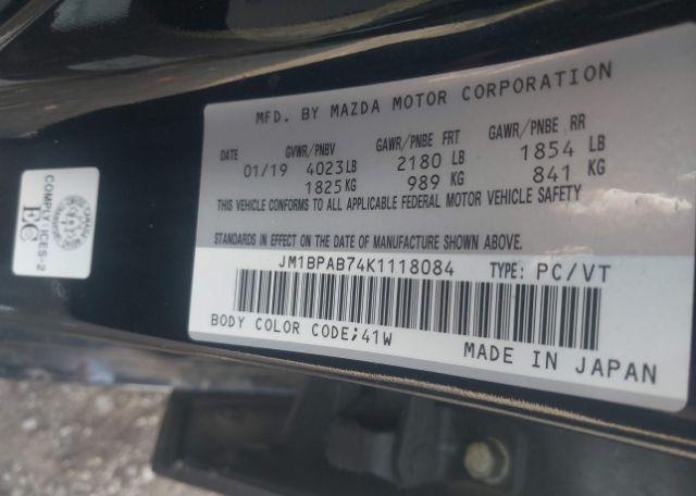 2019 MAZDA MAZDA3 GX