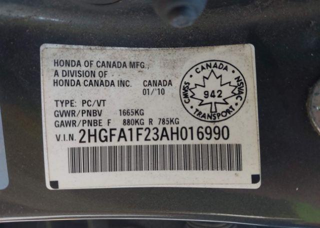2010 HONDA CIVIC DX