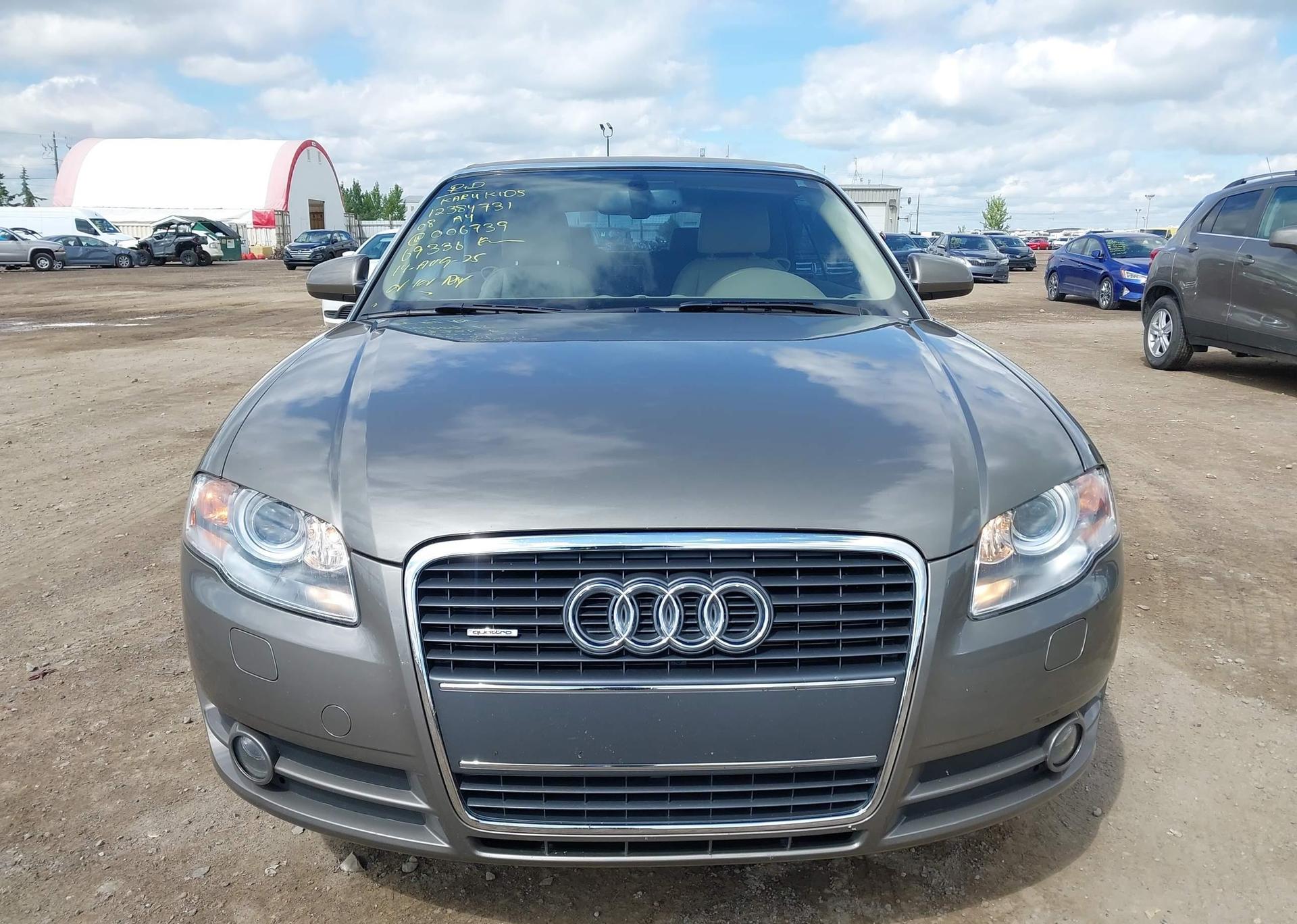 2008 AUDI A4 3.2 CABRIOLET QUATTRO
