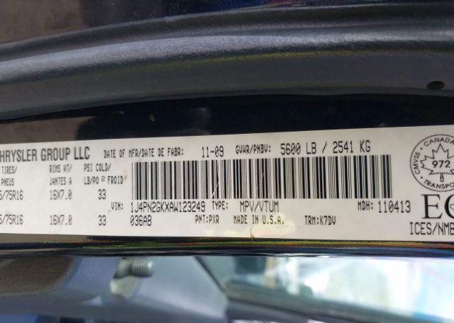 2010 JEEP LIBERTY SPORT