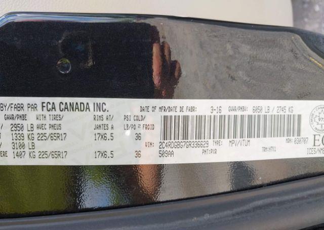 2016 DODGE GRAND CARAVAN SE