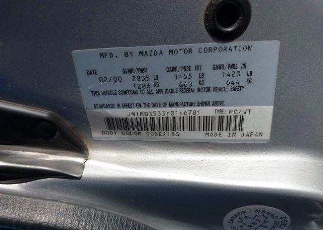2000 MAZDA MX-5 MIATA