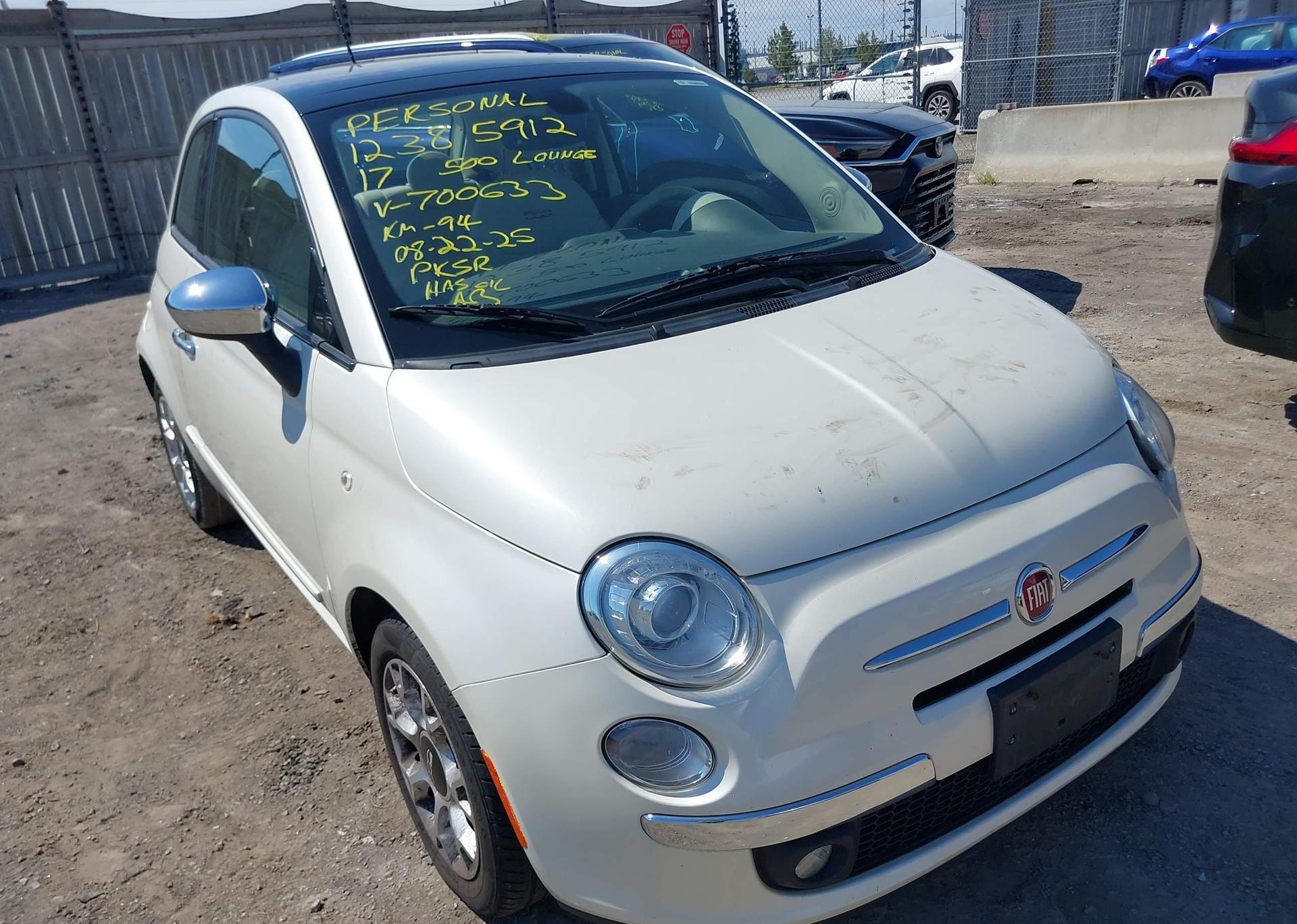 2017 FIAT 500 LOUNGE