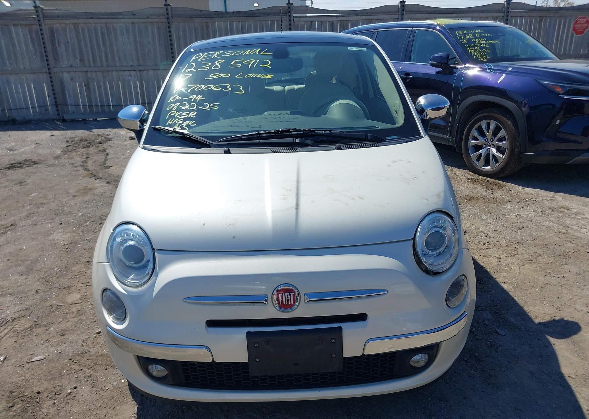 2017 FIAT 500 LOUNGE