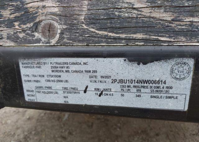 2022 UTILITY TRAILER MFG 6X10 UTILITY TRAILER
