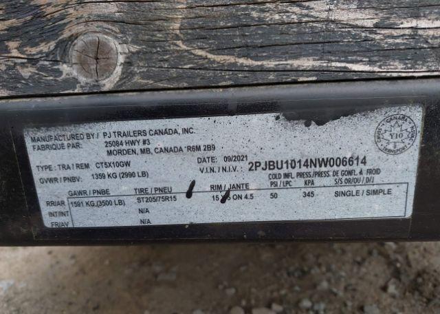 2022 UTILITY TRAILER MFG 6X10 UTILITY TRAILER