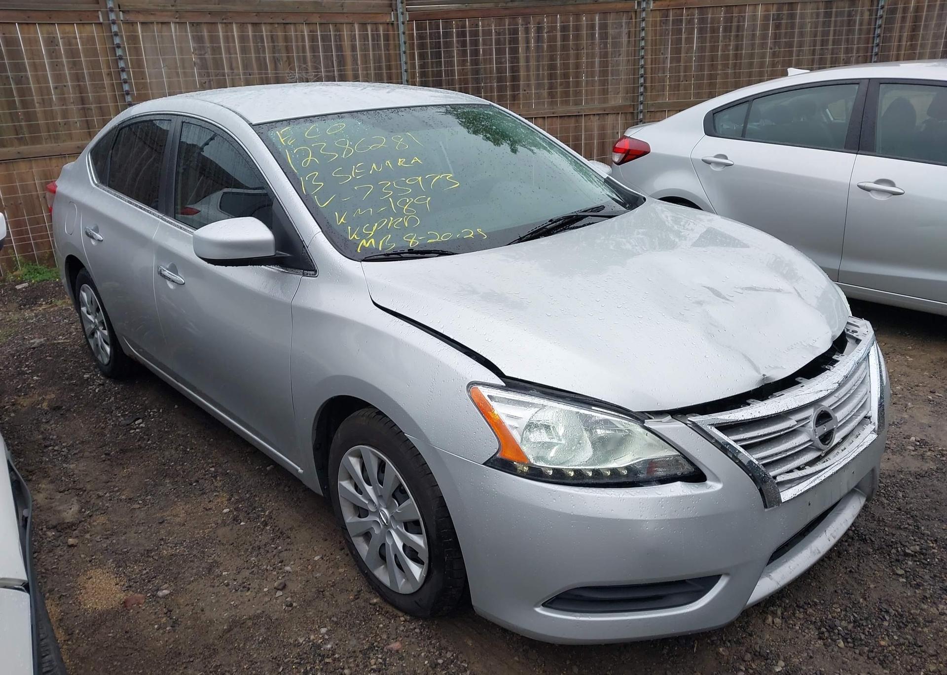 2013 NISSAN SENTRA 1.8 S