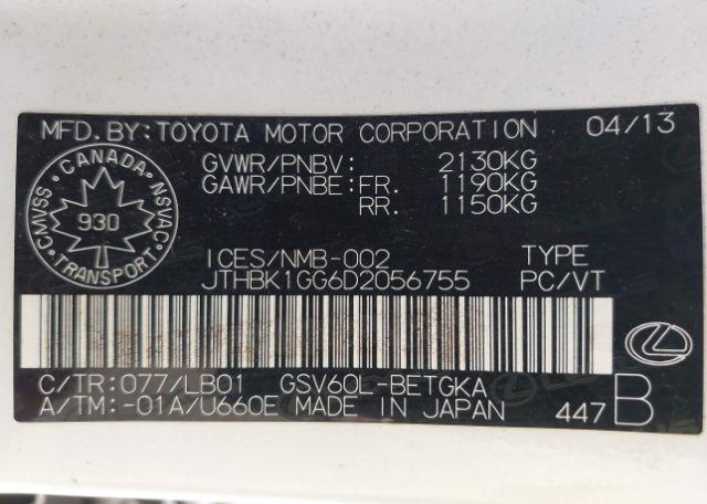 2013 LEXUS ES 350