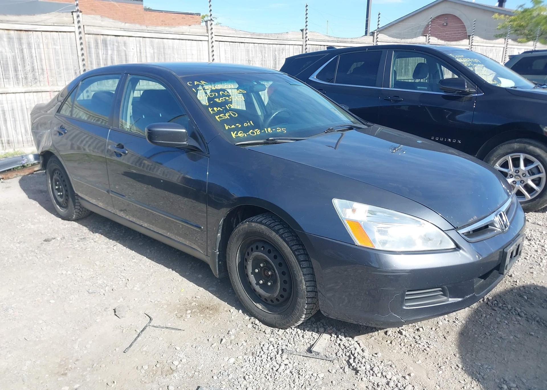 2007 HONDA ACCORD VALUE