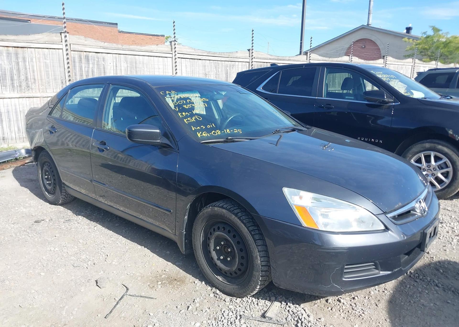 2007 HONDA ACCORD VALUE