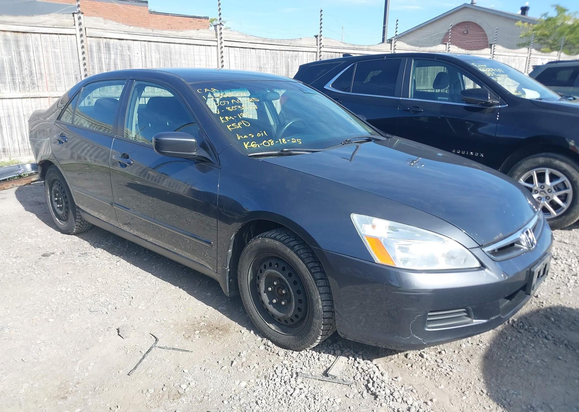 2007 HONDA ACCORD VALUE