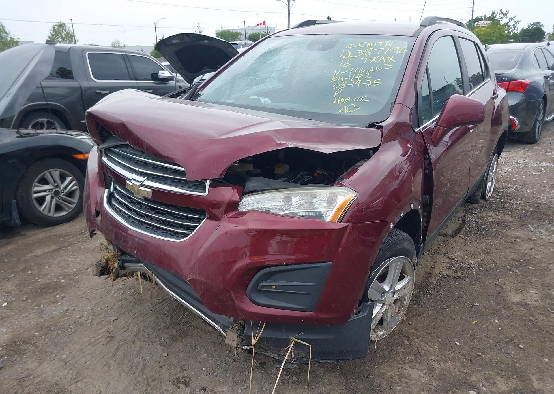 2016 CHEVROLET TRAX 1LT