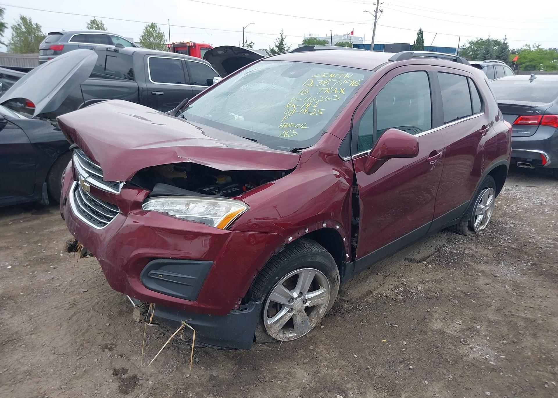 2016 CHEVROLET TRAX 1LT