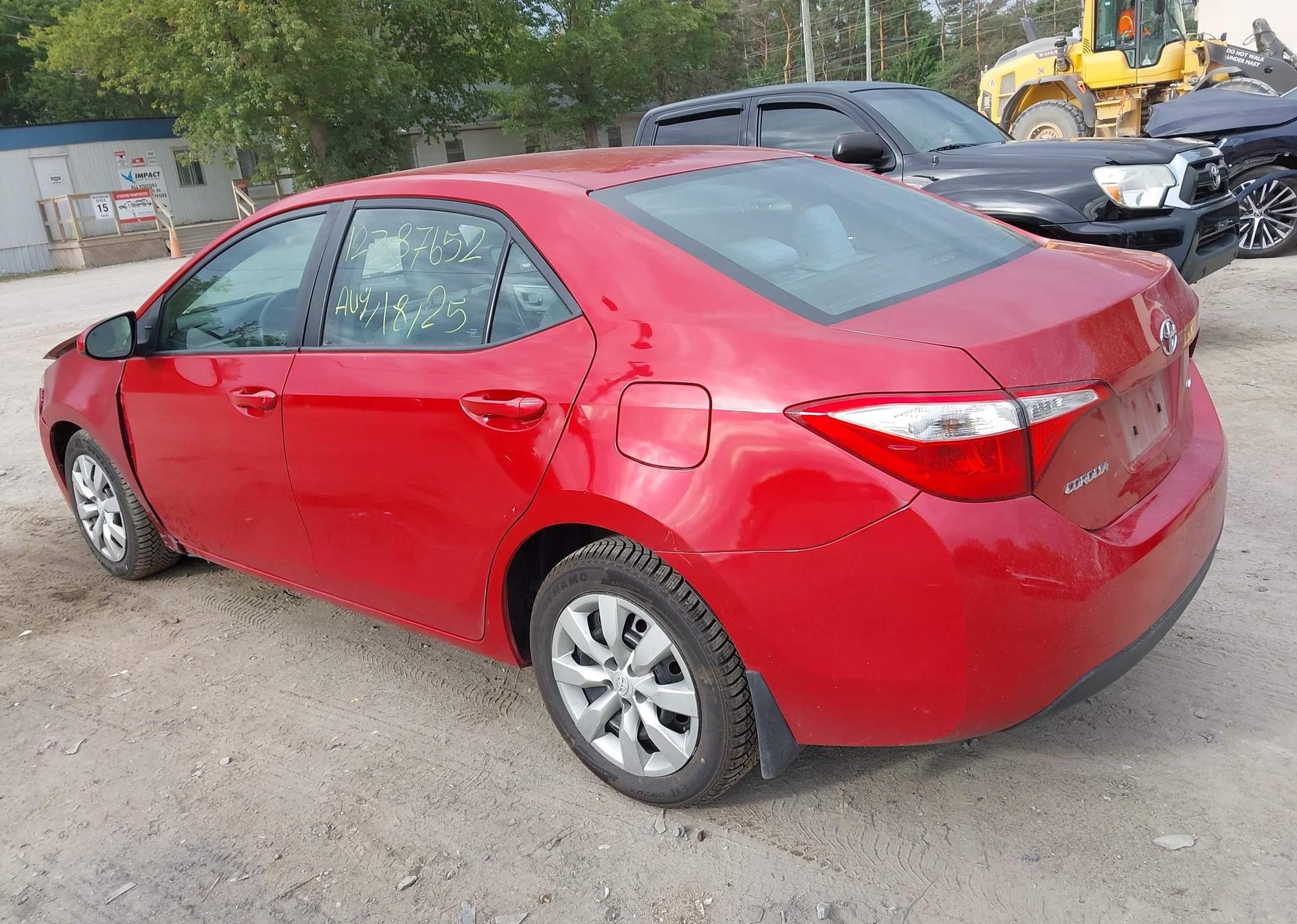 2016 TOYOTA COROLLA L