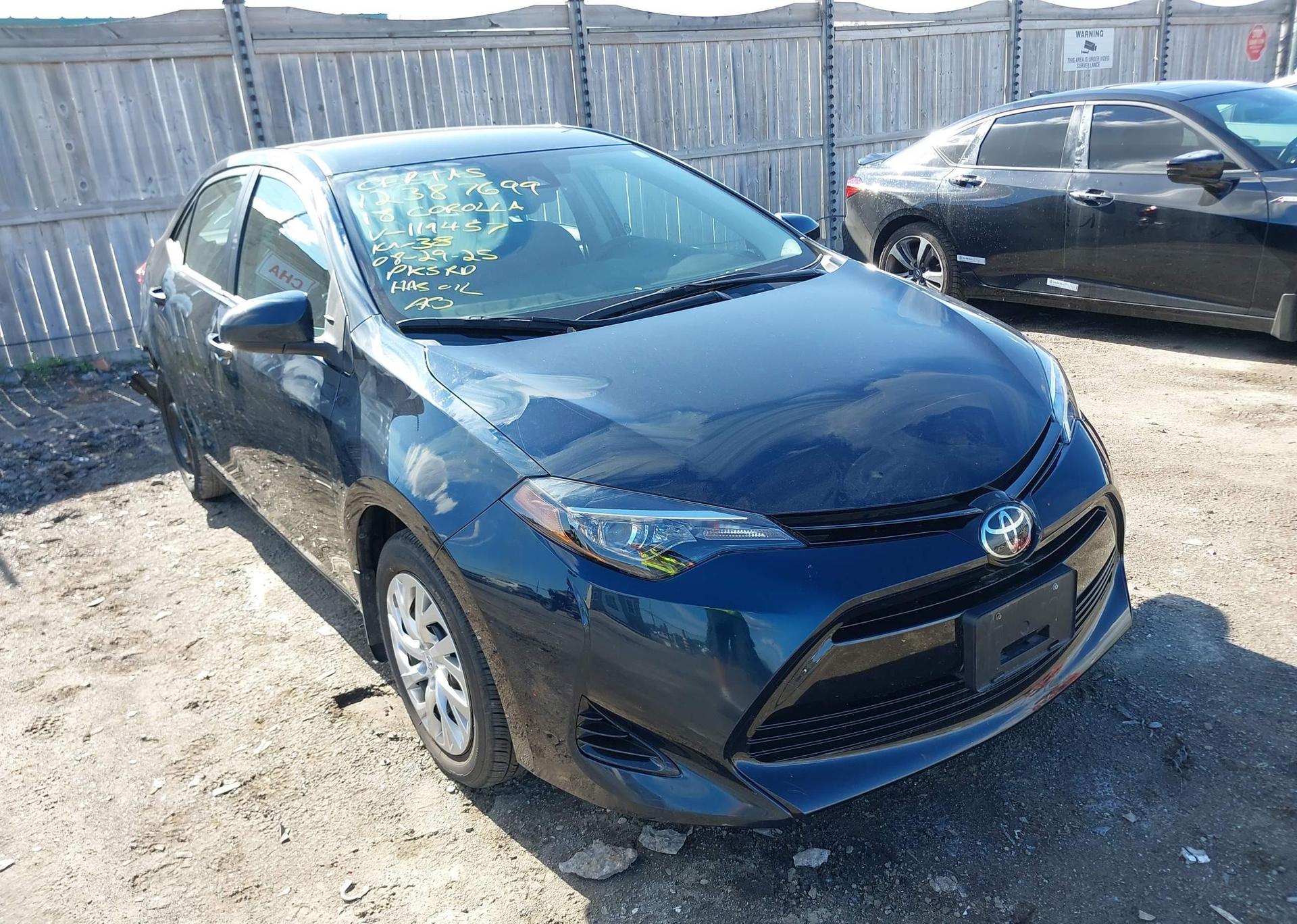 2018 TOYOTA COROLLA L