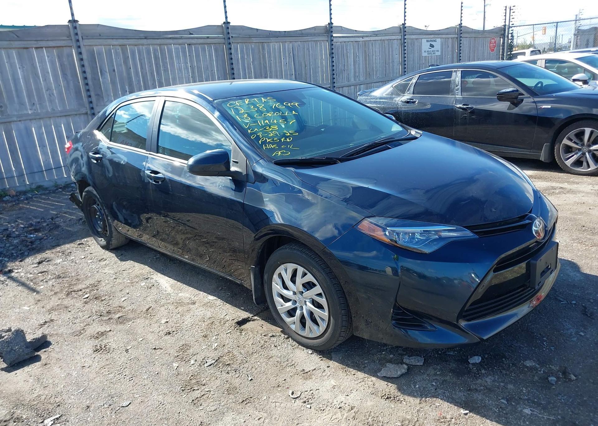 2018 TOYOTA COROLLA L