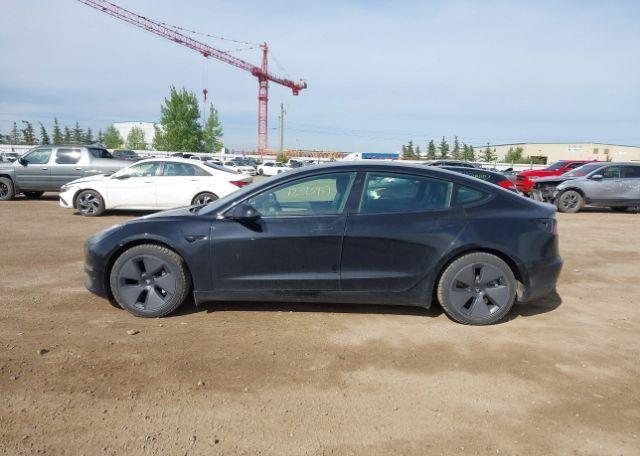 2021 TESLA MODEL 3 STANDARD RANGE