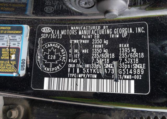 2014 KIA SORENTO EX