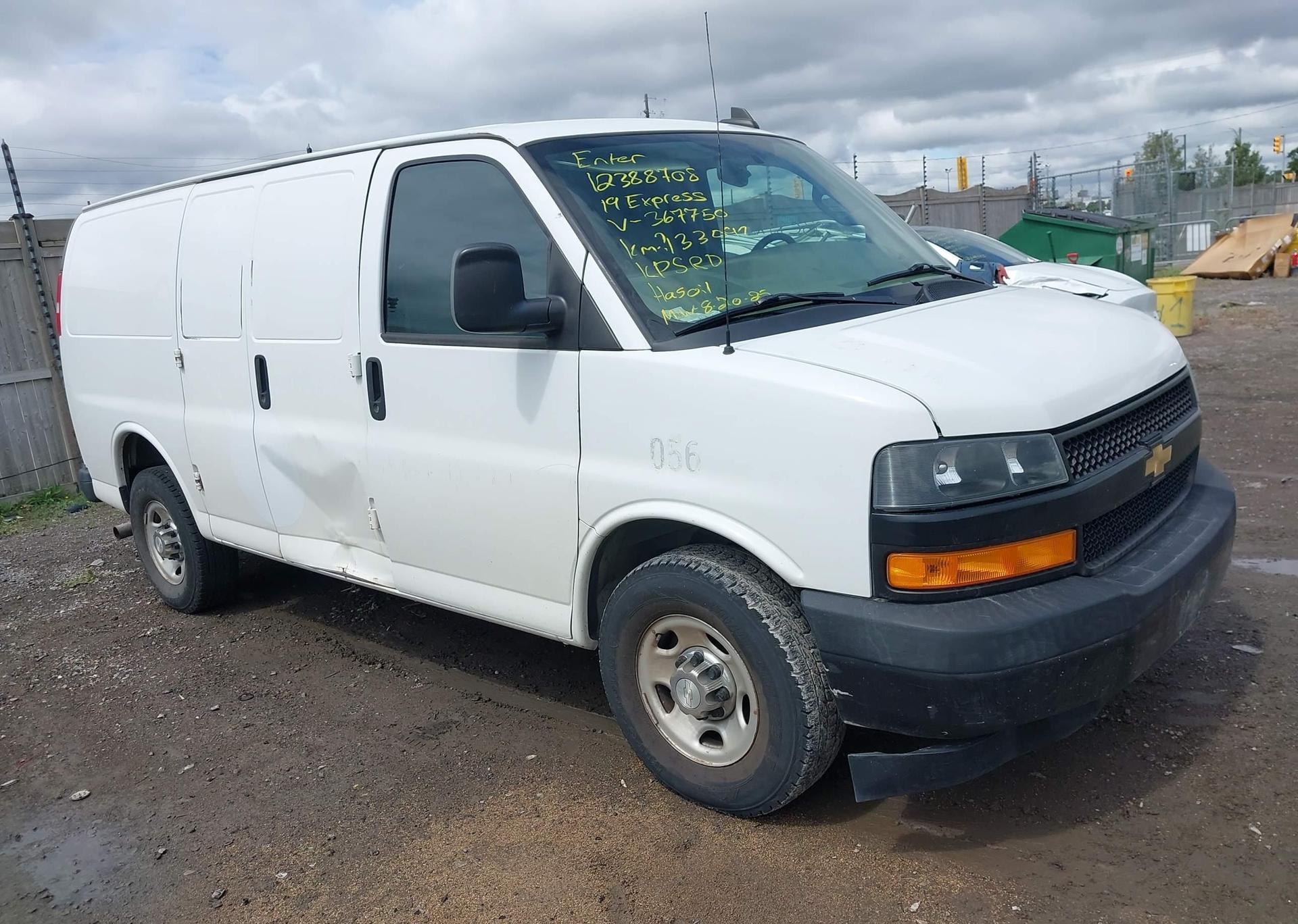2019 CHEVROLET EXPRESS 2500 WORK VAN