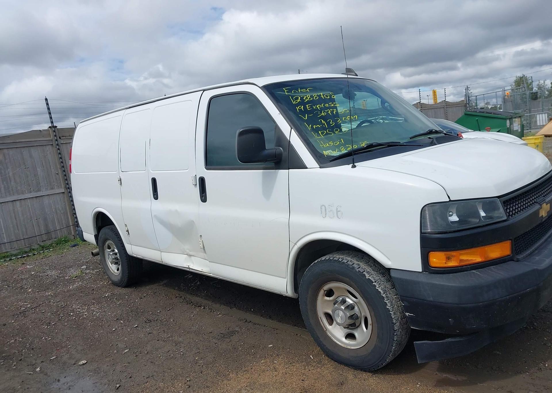 2019 CHEVROLET EXPRESS 2500 WORK VAN
