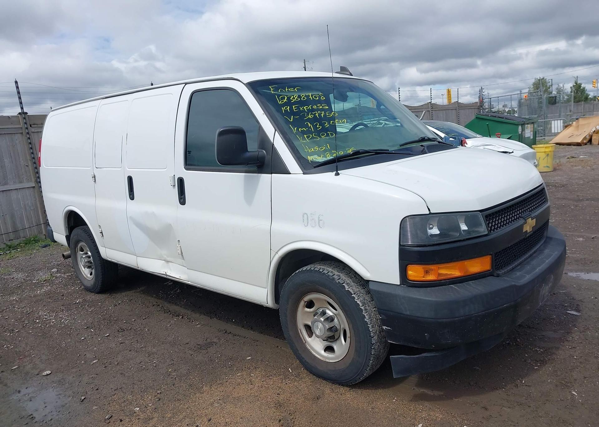 2019 CHEVROLET EXPRESS 2500 WORK VAN