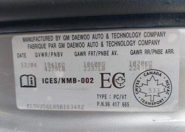 2005 SUZUKI VERONA GL