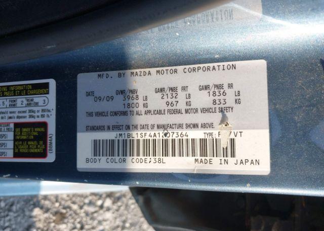 2010 MAZDA MAZDA3 GS