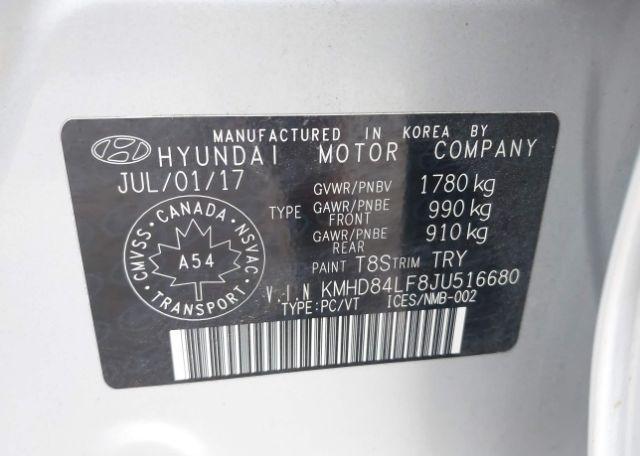 2018 HYUNDAI ELANTRA GL