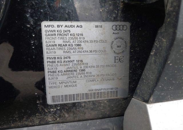 2018 AUDI Q5 2.0T PROGRESSIV
