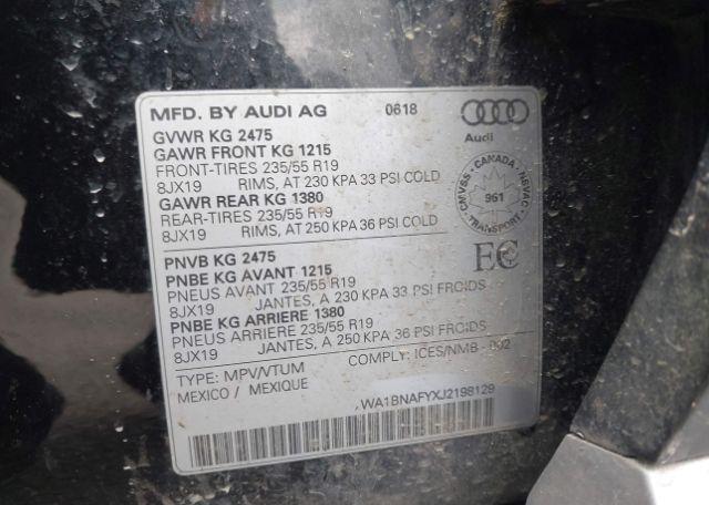 2018 AUDI Q5 2.0T PROGRESSIV