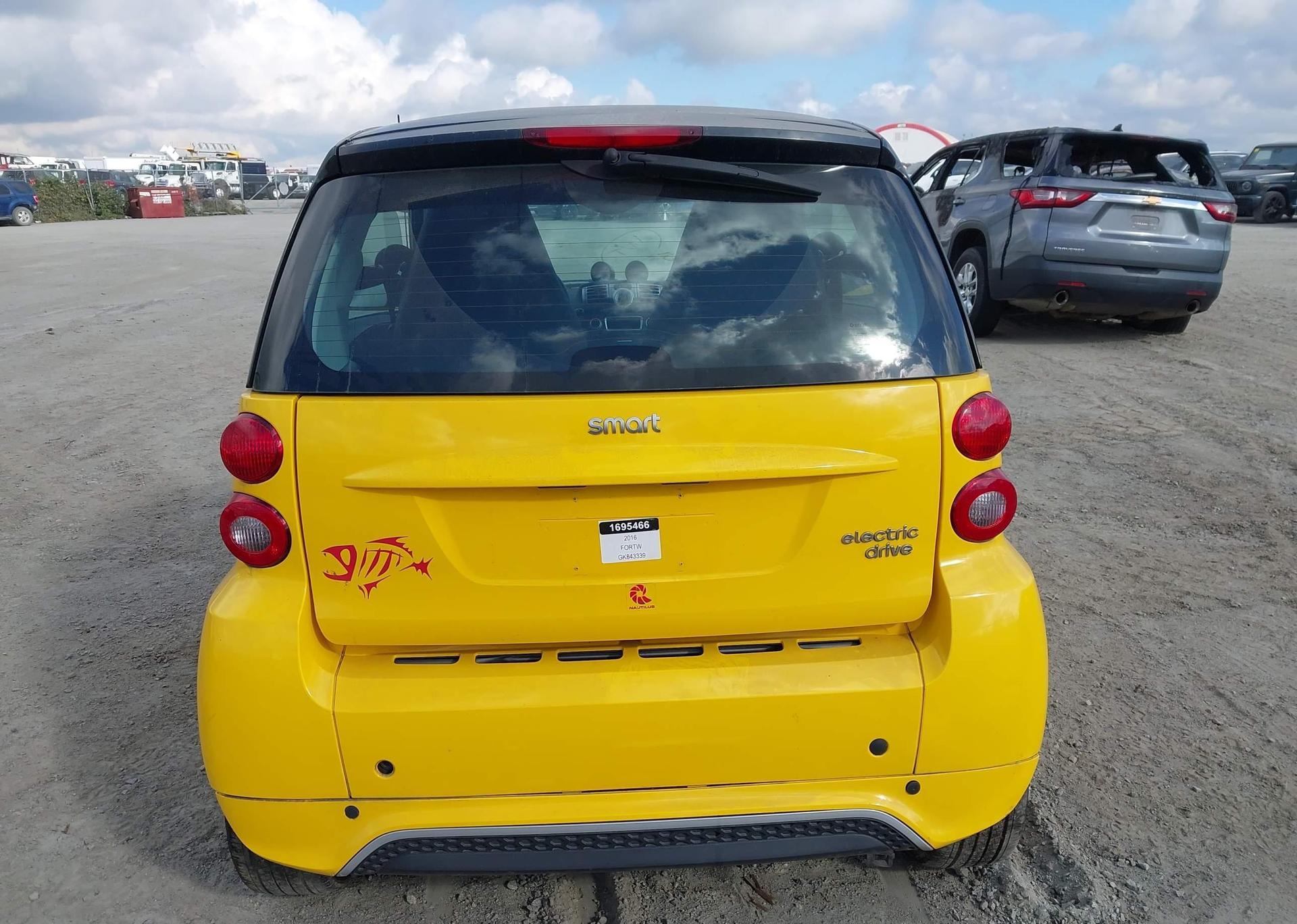 2016 SMART FORTWO ELECTRIC DRIVE
