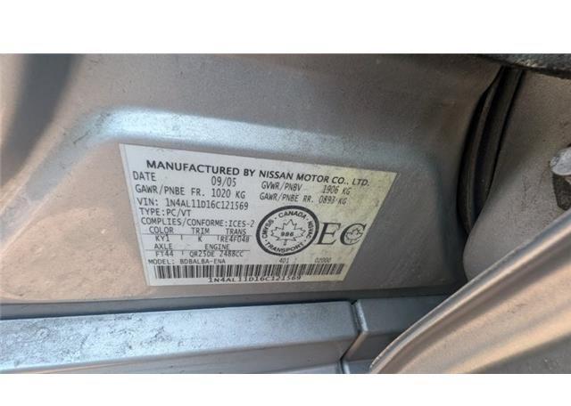 2006 NISSAN ALTIMA S