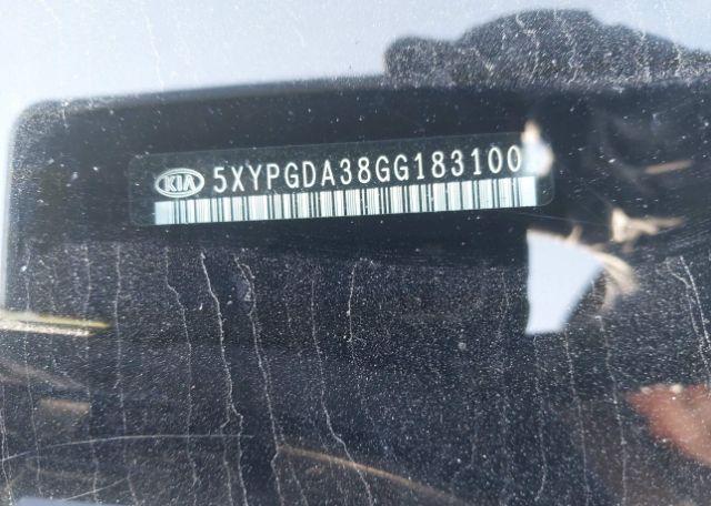 2016 KIA SORENTO LX