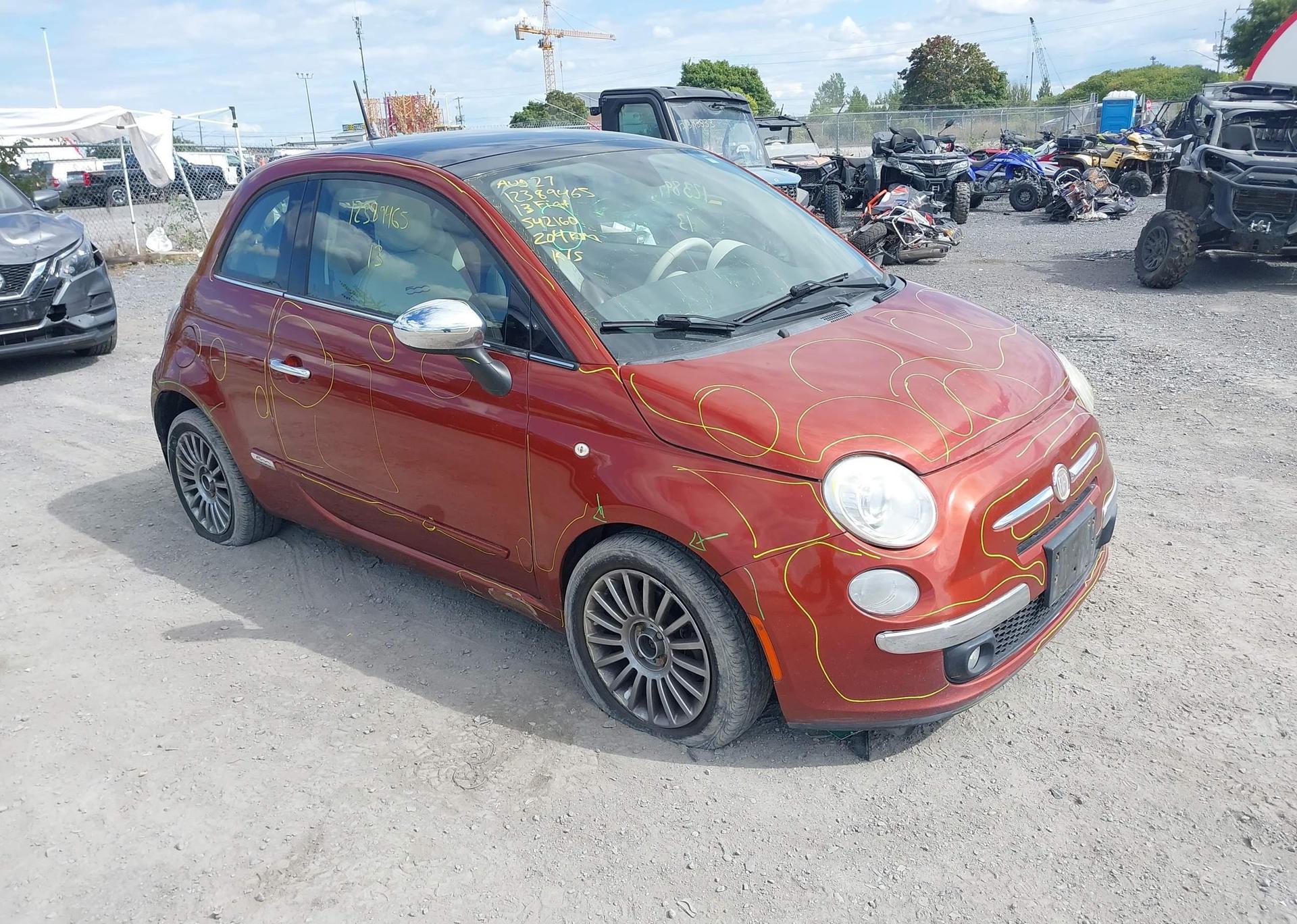 2013 FIAT 500 LOUNGE