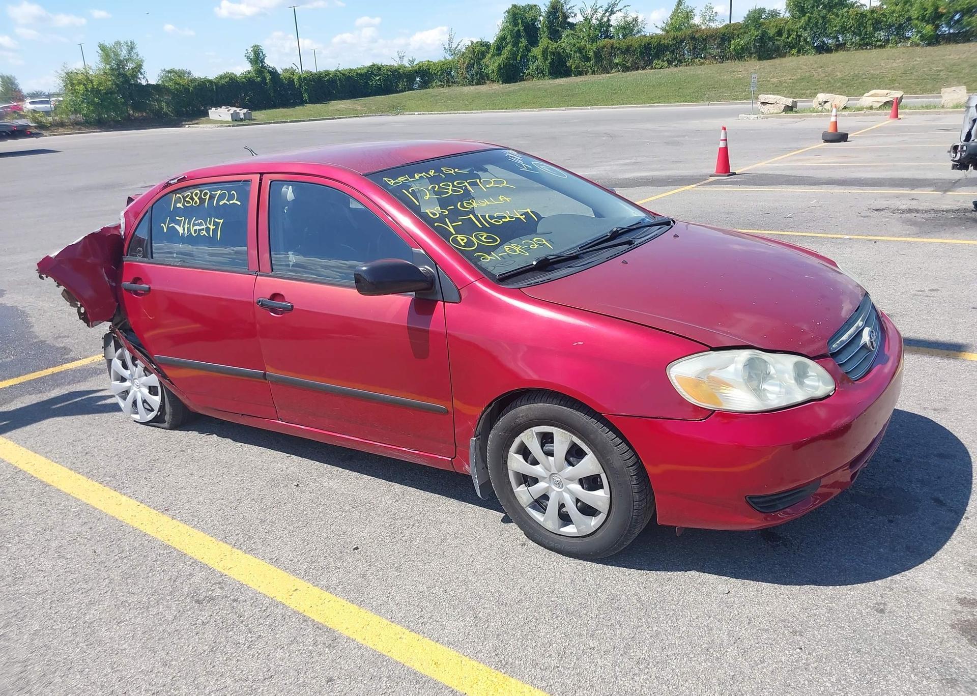 2003 TOYOTA COROLLA